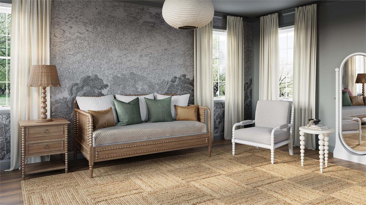 Bramble - Cholet Twin Daybed in Straw Wash w/o Mattress - 28439STW-----