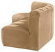 Meridian Furniture - Arc Velvet Modular Sofa in Camel - 103Camel-S3B - GreatFurnitureDeal