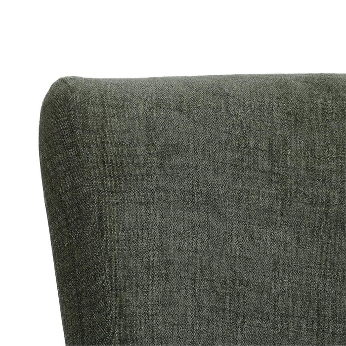 Bramble - Genevieve Dining Chair in Walnut w/ Thames Moss Green Performance Fabric (Set of 2) - 28467WLTSF244----
