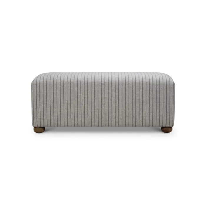 Bramble - Luna Ottoman w/ Gray Munson Performance Fabric - 28468STWSF229---- - GreatFurnitureDeal
