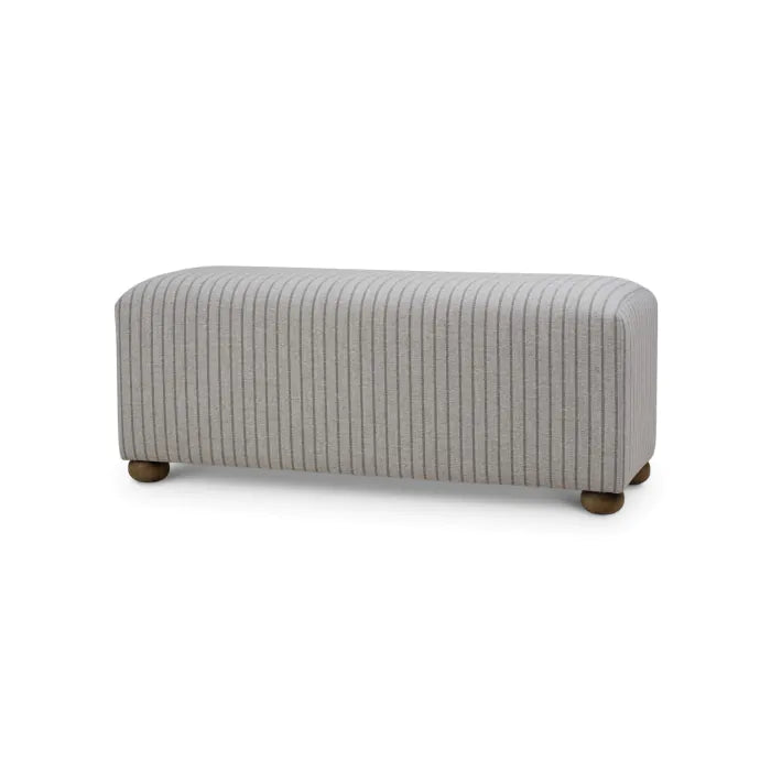 Bramble - Luna Ottoman w/ Gray Munson Performance Fabric - 28468STWSF229---- - GreatFurnitureDeal