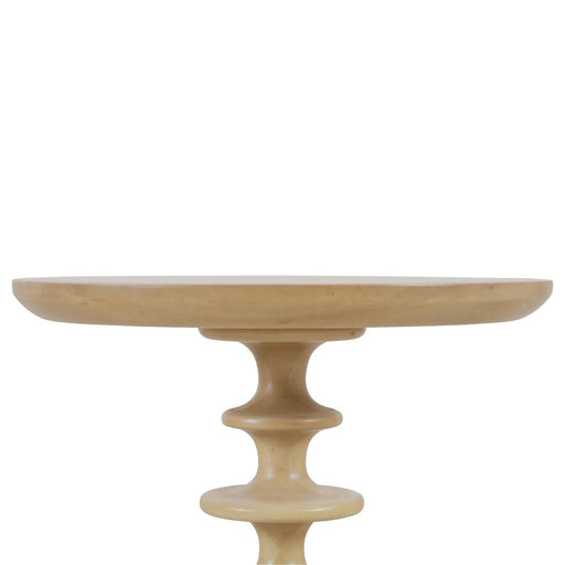 Bramble - Milano Round Side Table in Fruitwood - 28469FRW----- - GreatFurnitureDeal