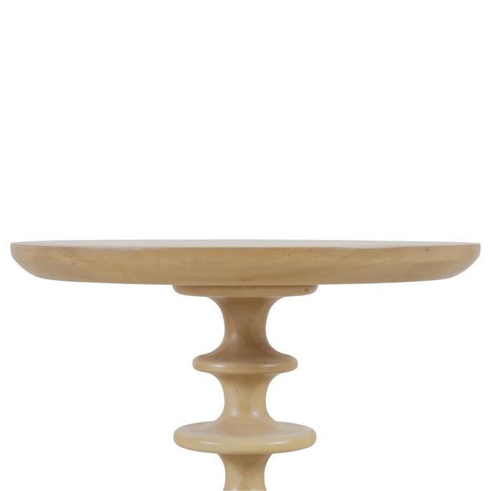 Bramble - Milano Round Side Table in Fruitwood - 28469FRW----- - GreatFurnitureDeal