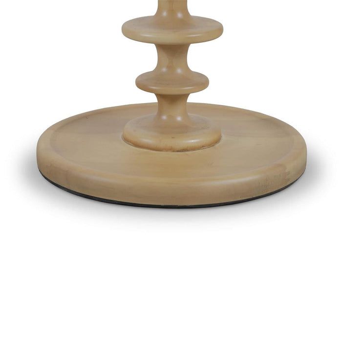 Bramble - Milano Round Side Table in Fruitwood - 28469FRW----- - GreatFurnitureDeal