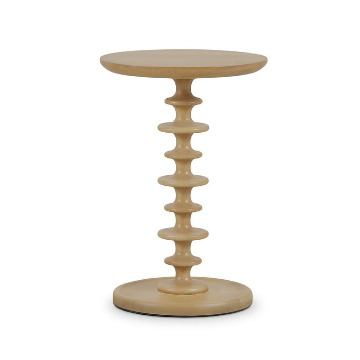 Bramble - Milano Round Side Table in Fruitwood - 28469FRW----- - GreatFurnitureDeal