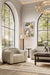 Bramble - Milano Round Side Table in Walnut - 28469WLT----- - GreatFurnitureDeal