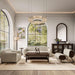 Bramble - Milano Round Side Table in Walnut - 28469WLT----- - GreatFurnitureDeal