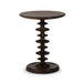 Bramble - Milano Round Side Table in Walnut - 28469WLT----- - GreatFurnitureDeal