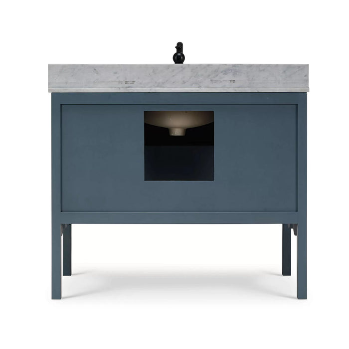 Bramble - Chloe Single Vanity w/ Sink & Marble Top - BR-28470 - GreatFurnitureDeal