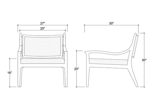 Bramble - Milano Lounge Chair - BR-28474 - GreatFurnitureDeal
