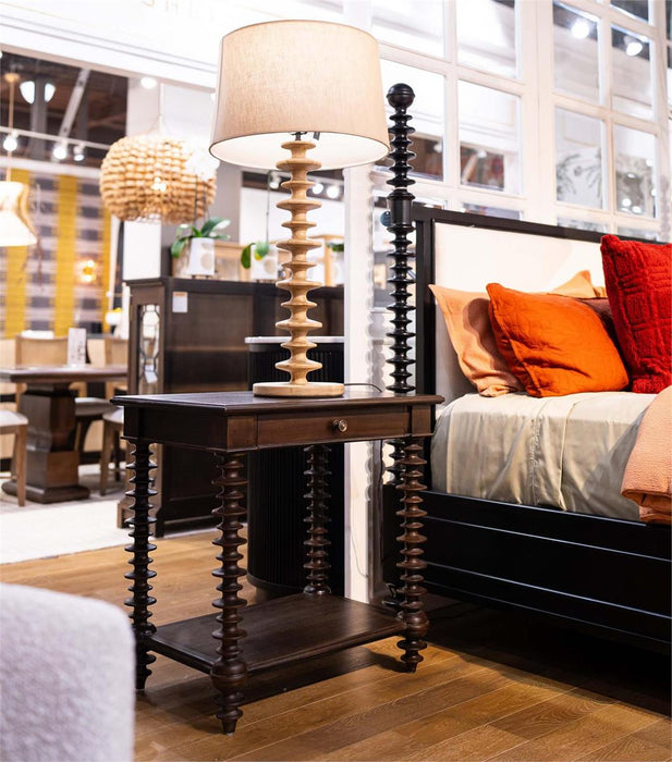 Bramble - Milano Side Table in Walnut - 28477WLT----- - GreatFurnitureDeal