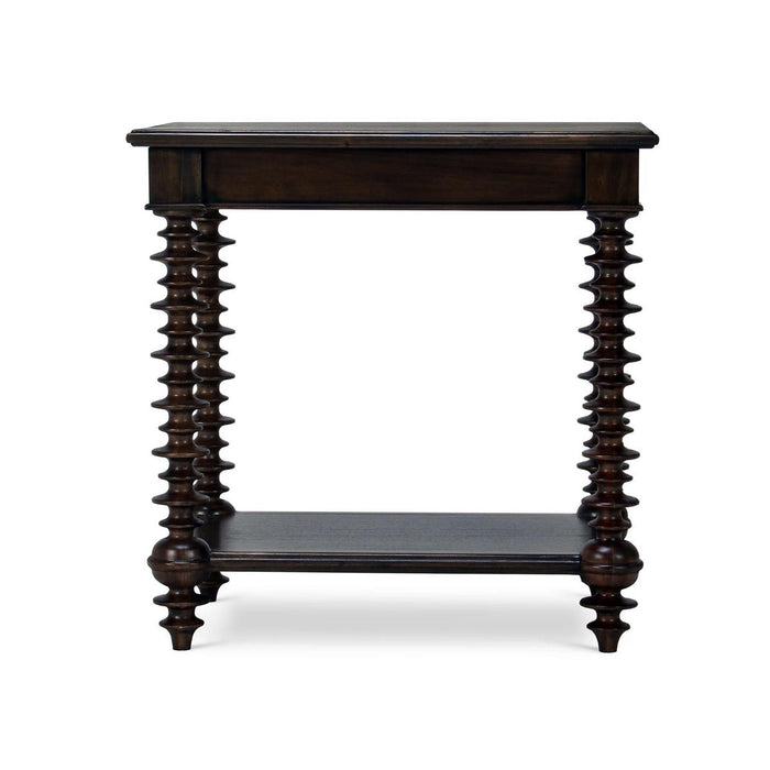 Bramble - Milano Side Table in Walnut - 28477WLT----- - GreatFurnitureDeal