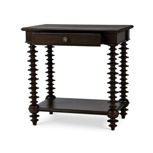 Bramble - Milano Side Table in Walnut - 28477WLT----- - GreatFurnitureDeal