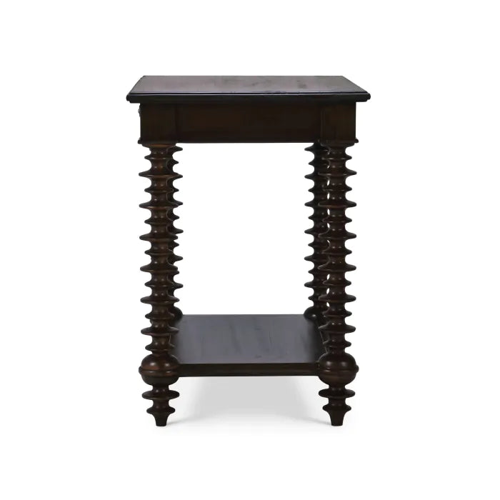 Bramble - Milano Side Table in Walnut - 28477WLT----- - GreatFurnitureDeal