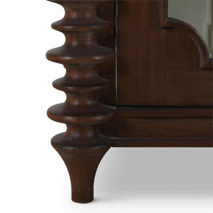 Bramble - Milano 4 Door Sideboard in Walnut w/ Putty Interior - 28481WLT-PUT--NDT