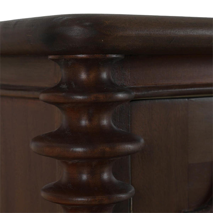 Bramble - Milano 4 Door Sideboard in Walnut w/ Putty Interior - 28481WLT-PUT--NDT