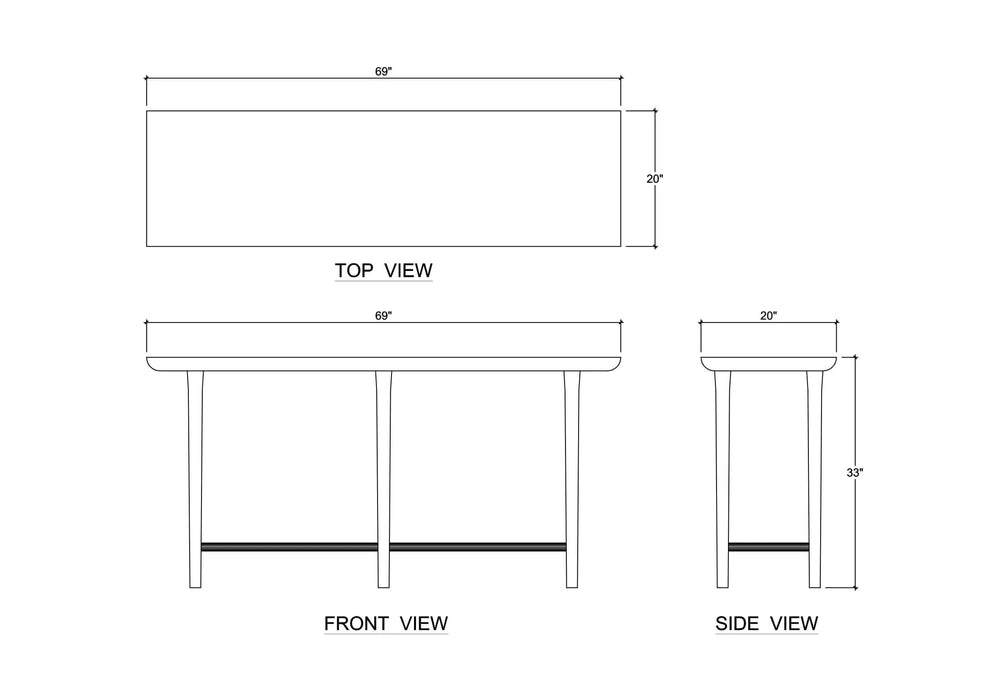 Bramble - Milton Console Table - BR-28485 - GreatFurnitureDeal