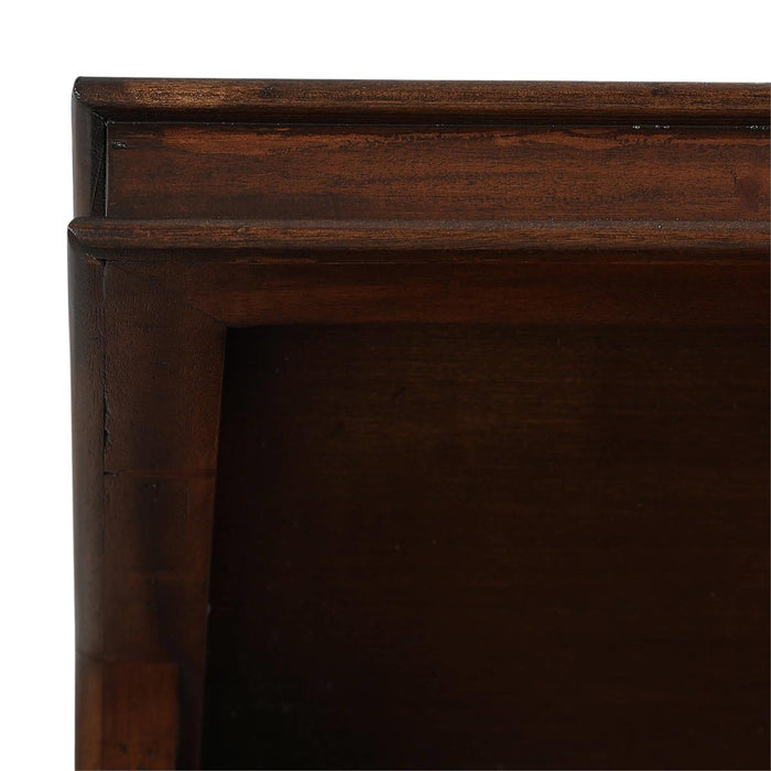 Bramble - Vannes Crescent Bookcase in Matt Teak Brown - 28494MTB-----
