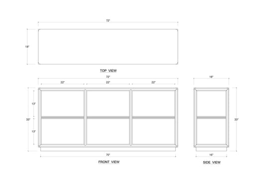 Bramble - Cohan Console Table w/ Wood Shelf - BR-28496 - GreatFurnitureDeal
