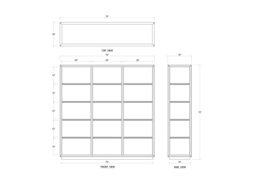 Bramble - Cohan Bookshelf - BR-28500 - GreatFurnitureDeal