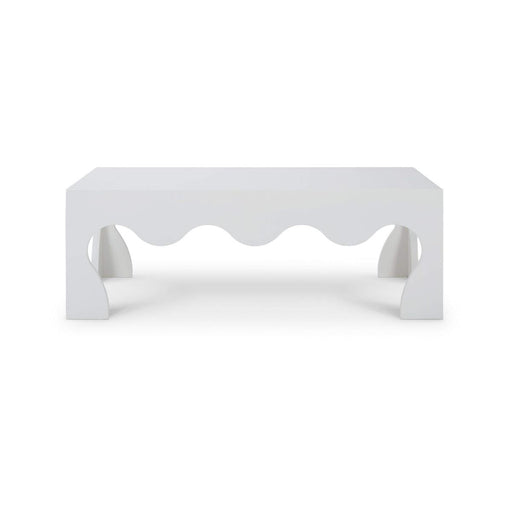 Bramble - Chloe Coffee Table in True White - 28506TRW----- - GreatFurnitureDeal
