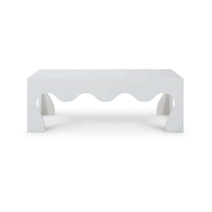 Bramble - Chloe Coffee Table in True White - 28506TRW----- - GreatFurnitureDeal