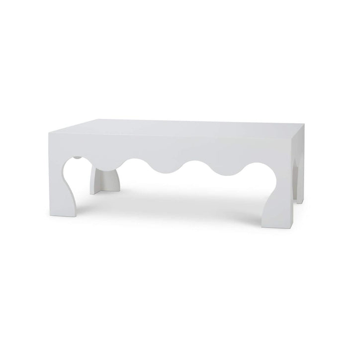 Bramble - Chloe Coffee Table in True White - 28506TRW----- - GreatFurnitureDeal
