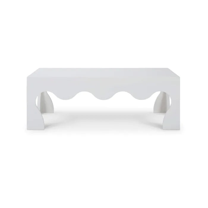 Bramble - Chloe Coffee Table in True White - 28506TRW----- - GreatFurnitureDeal