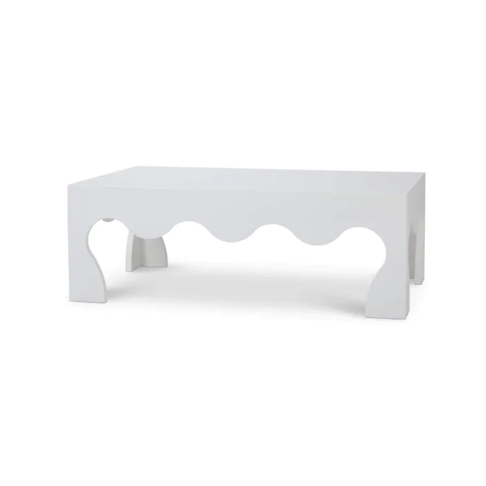 Bramble - Chloe Coffee Table in True White - 28506TRW----- - GreatFurnitureDeal
