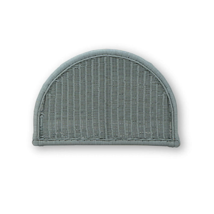 Bramble - Scalloped Half Round Rattan Side Table - BR-28521 - GreatFurnitureDeal