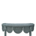 Bramble - Scalloped Half Round Rattan Side Table - BR-28521 - GreatFurnitureDeal
