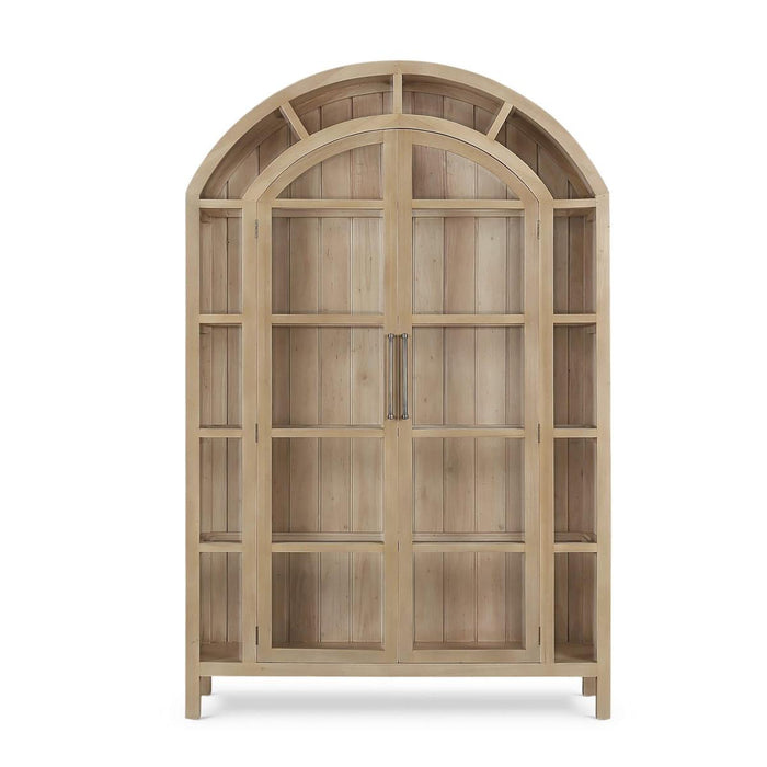 Bramble - Vannes 2 Door Display Cabinet in Fruitwood - 28526FRW-----