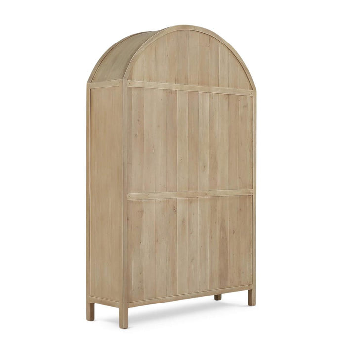 Bramble - Vannes 2 Door Display Cabinet in Fruitwood - 28526FRW-----