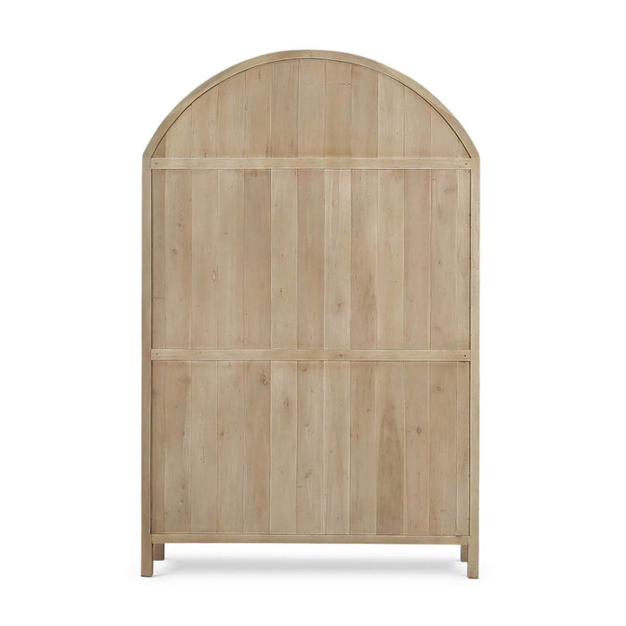 Bramble - Vannes 2 Door Display Cabinet in Fruitwood - 28526FRW-----