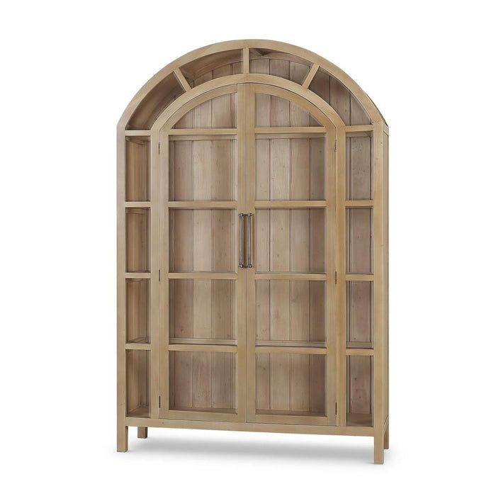 Bramble - Vannes 2 Door Display Cabinet in Fruitwood - 28526FRW-----