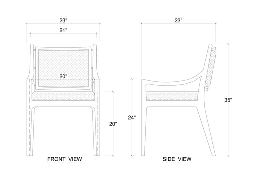 Bramble - Milano Dining Chair w/ Upholstered Seat & Back (Set of 2) - BR-28530 - GreatFurnitureDeal