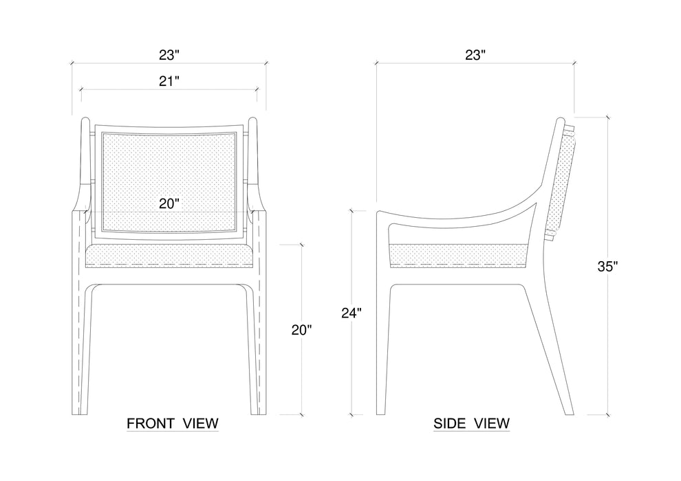 Bramble - Milano Dining Chair w/ Upholstered Seat & Back (Set of 2) - BR-28530 - GreatFurnitureDeal