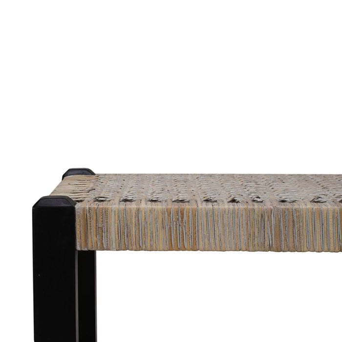 Bramble - Tuscan Bench w/ Rattan Seat - BR-28532 - GreatFurnitureDeal