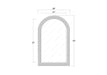 Bramble - Kraton Arch Mirror - BR-28543 - GreatFurnitureDeal