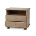 Bramble - Luna Open Shelf w/ 2 Drawers Bedside Table - BR-28550 - GreatFurnitureDeal