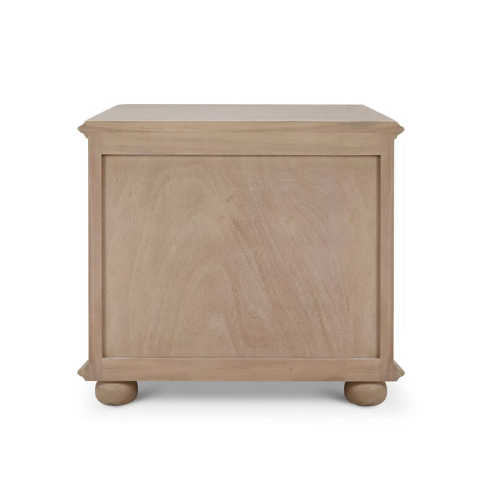 Bramble - Luna Open Shelf w/ 2 Drawers Bedside Table - BR-28550 - GreatFurnitureDeal