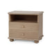 Bramble - Luna Open Shelf w/ 2 Drawers Bedside Table - BR-28550 - GreatFurnitureDeal