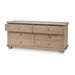 Bramble - Luna Low 6 Drawer Dresser - BR-28551 - GreatFurnitureDeal