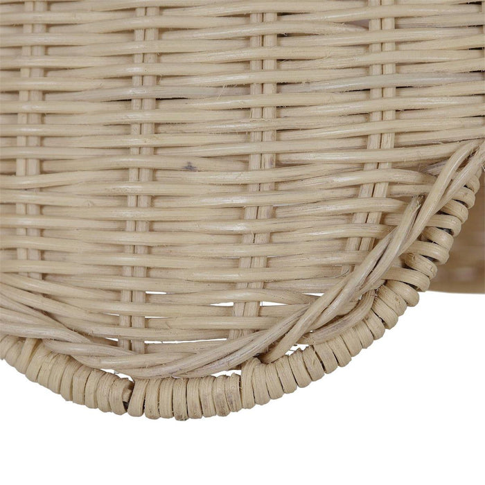 Bramble - Scalloped Rattan Pendant in Rattan Natural - 28554RNAT-----