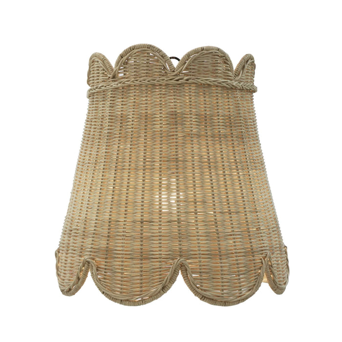 Bramble - Scalloped Rattan Pendant in Rattan Natural - 28554RNAT----- - GreatFurnitureDeal