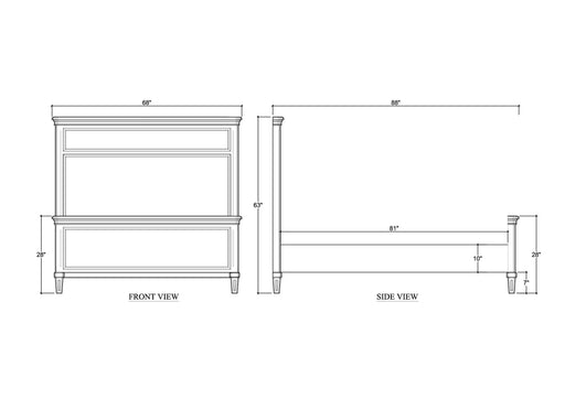 Bramble - Hayward Bed Queen - BR-28574 - GreatFurnitureDeal