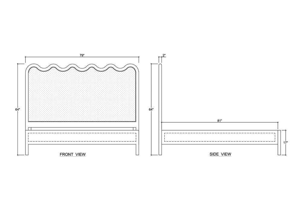 Bramble - Chloe Loop King Bed - BR-28576 - GreatFurnitureDeal