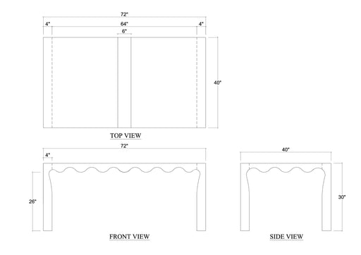 Bramble - Chloe Dining Table 72'' - BR-28581 - GreatFurnitureDeal