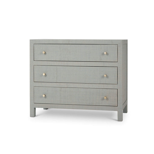 Bramble - Kagu 3 Drawer Dresser Wrapped in Raffia Pale Blue - 28583RFPB----- - GreatFurnitureDeal