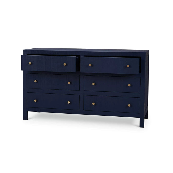 Bramble - Kagu 6 Drawer Dresser w/ Raffia - BR-28584 - GreatFurnitureDeal